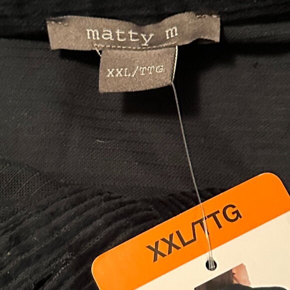 Women's Matty M Corduroy Jacket Navy Blue Size xxl NWT - Picture 6 of 6